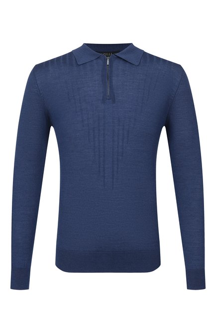 Мужское поло из шерсти и шелка ZILLI, арт. KZP001M0230VZRD00