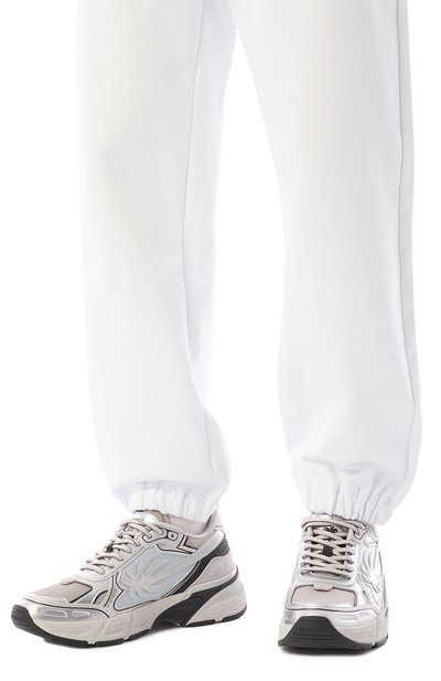 Комбинированные кроссовки pa 4 PALM ANGELS, арт. PMIA102F24LEA003, фото 3