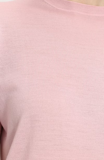 Однотонный вязаный топ с коротким рукавом PRADA, арт. P24V22-J2N-F0384, фото 5