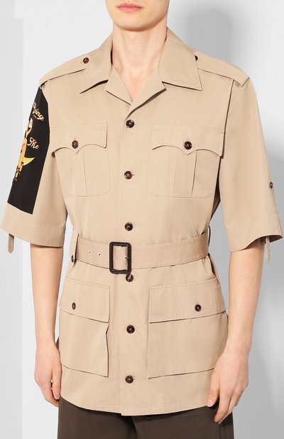 Хлопковая рубашка DOLCE & GABBANA, арт. G5HN4T/FU6WJ, фото 3