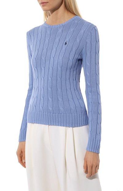 Хлопковый пуловер POLO RALPH LAUREN, арт. 211891640, фото 3