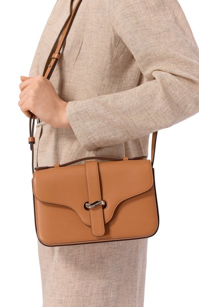 Сумка EMPORIO ARMANI светло-коричневого цвета по цене 68800 руб., арт. EW004419/AF25356, фото 2 Сумка EMPORIO ARMANI, арт. EW004419/AF25356, фото 2