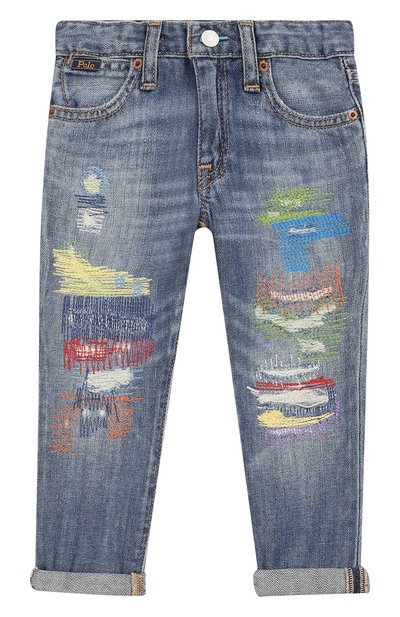 Джинсы с вышивкой POLO RALPH LAUREN, арт. 311749599, фото 1