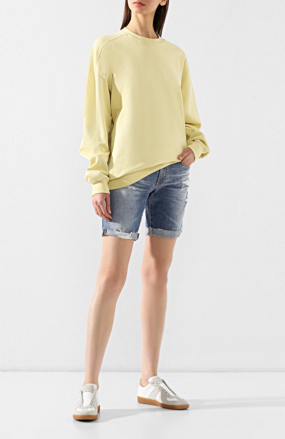 Хлопковый свитшот ACNE STUDIOS, арт. AI0007, фото 2