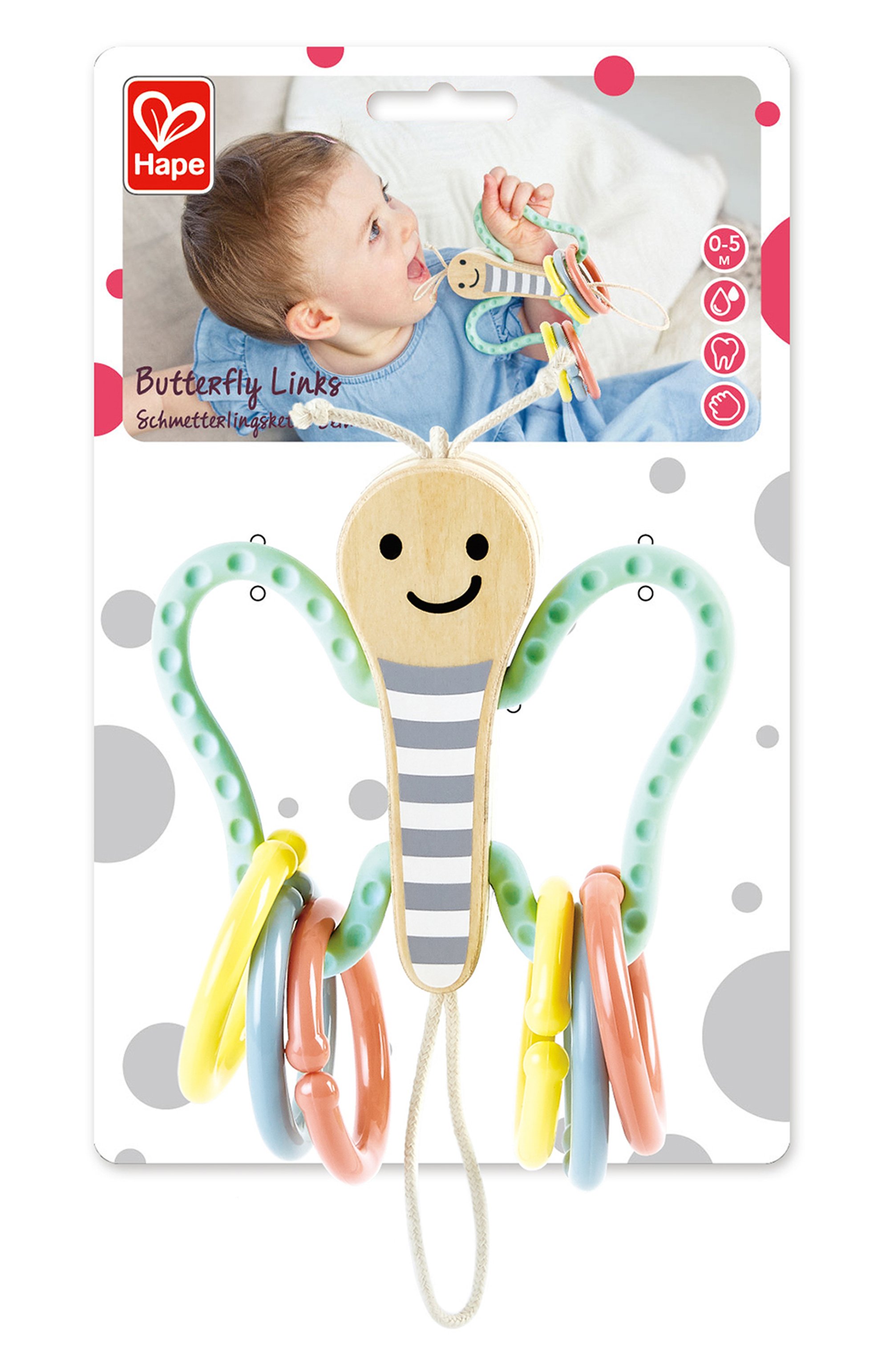 Подвесная игрушка бабочка HAPE, арт. E8521_HP, фото 2