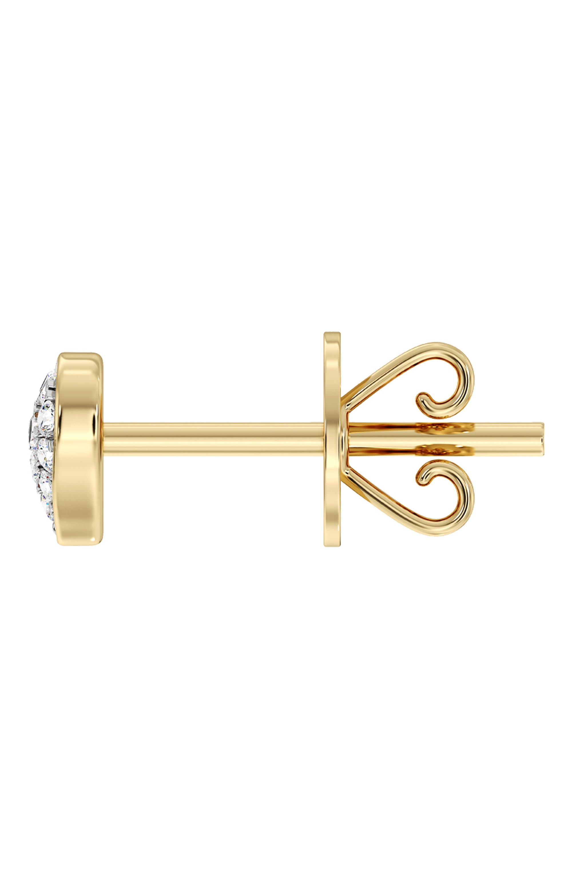 Серьга SERENDIPITY бесцветного цвета по цене 59800 руб., арт. EJE0068Y, фото 3 Серьга SERENDIPITY, арт. EJE0068Y, фото 3