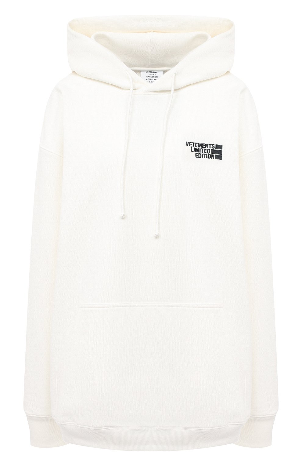 Хлопков ое худи VETEMENTS, арт. UE51TR730W 1604/W, фото 1