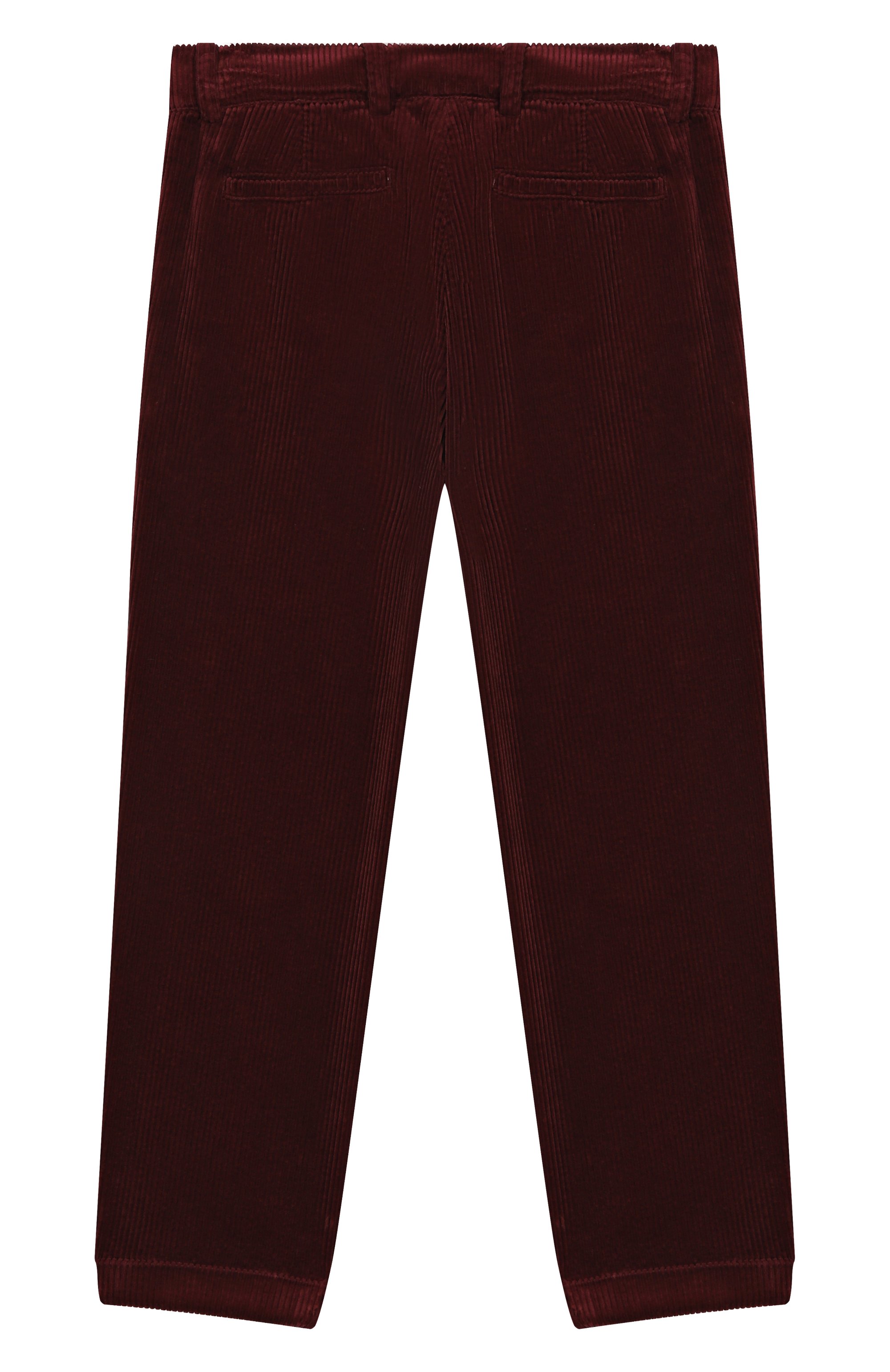 Вельветовые брюки BRUNELLO CUCINELLI бордового цвета по цене 54250 руб., арт. B280UP100B, фото 2 Вельветовые брюки BRUNELLO CUCINELLI, арт. B280UP100B, фото 2