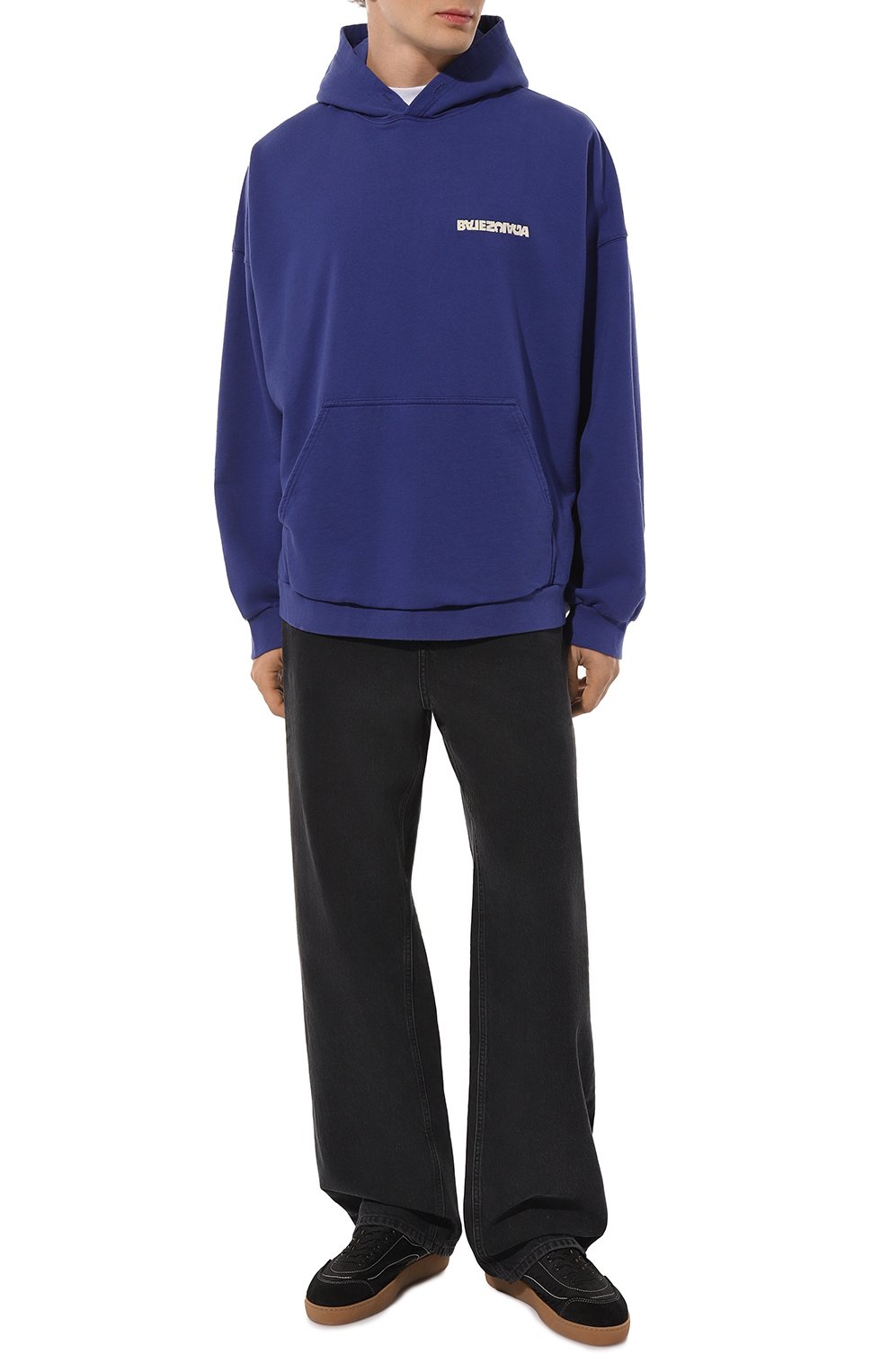 Хлопковое худи BALENCIAGA, арт. 674986/TLVL8, фото 2