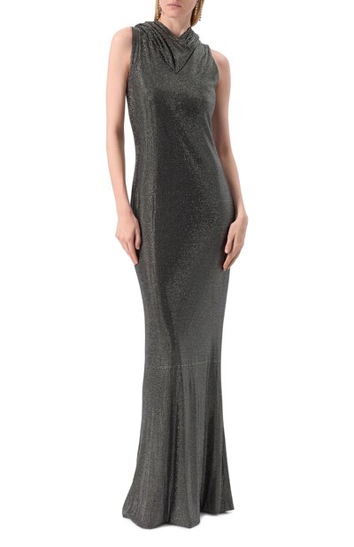 Платье с отделкой стразами GIUSEPPE DI MORABITO, арт. 04SSLD150FC 04428, фото 3