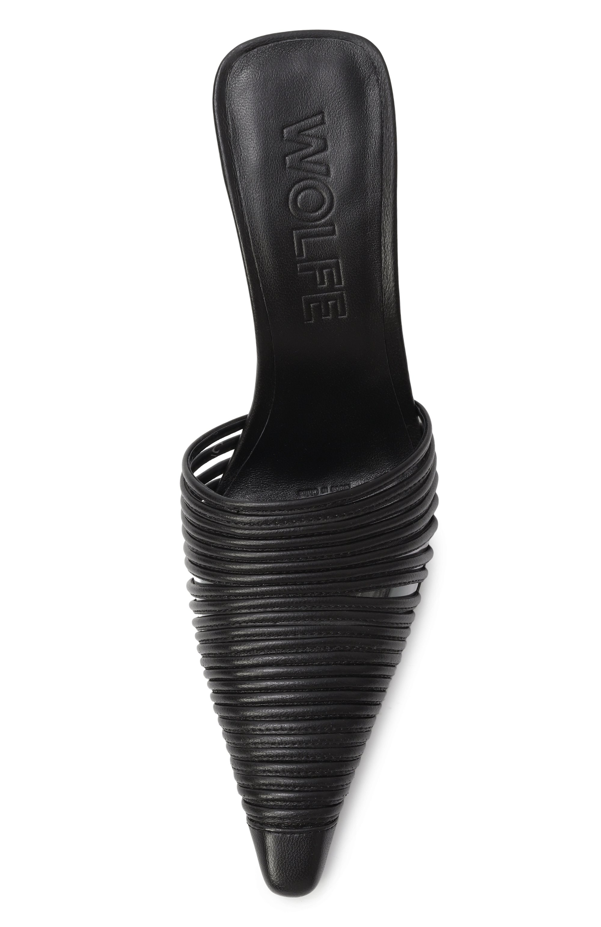 Кожаные мюли chromed NAKED WOLFE, арт. CHR0MED/LEATHER, фото 6