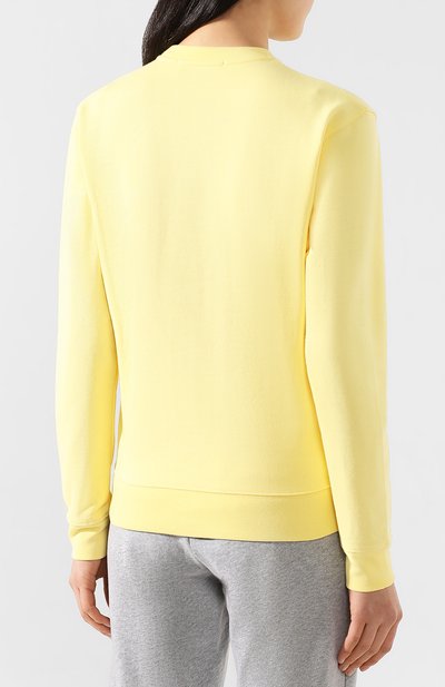 Хлопковый свитшот MSGM желтого цвета по цене 16400 руб., арт. 2842MDM196 207499, фото 4 Хлопковый свитшот MSGM, арт. 2842MDM196 207499, фото 4