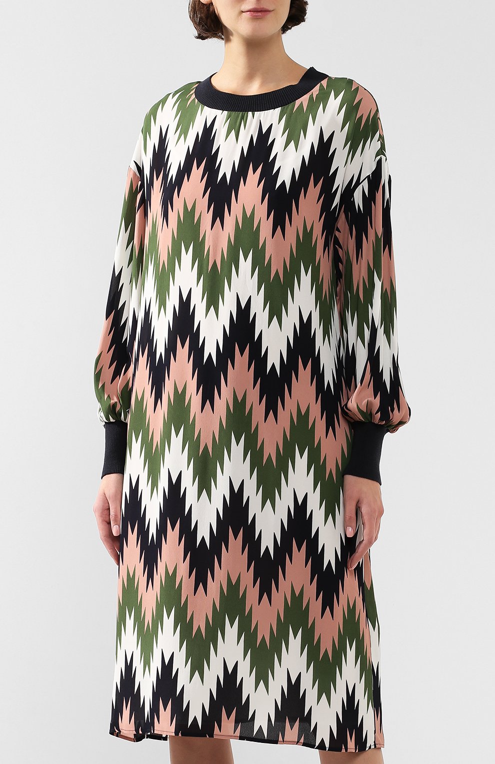 Платье из вискозы M MISSONI разноцветного цвета по цене 45450 руб., арт. 2DG00198/2W001Y, фото 3 Платье из вискозы M MISSONI, арт. 2DG00198/2W001Y, фото 3