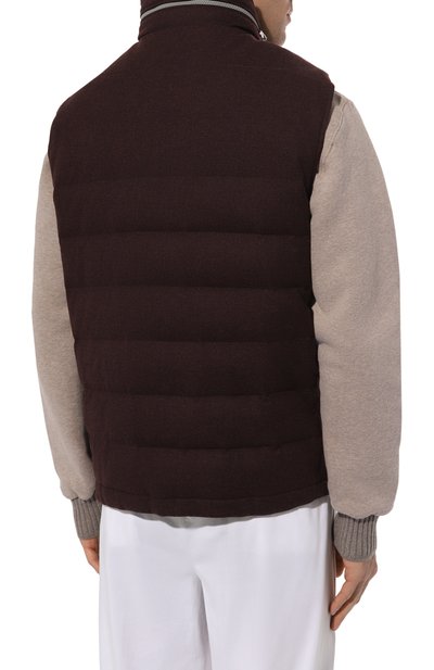 Пуховый жилет BRUNELLO CUCINELLI, арт. MM4851714, фото 4