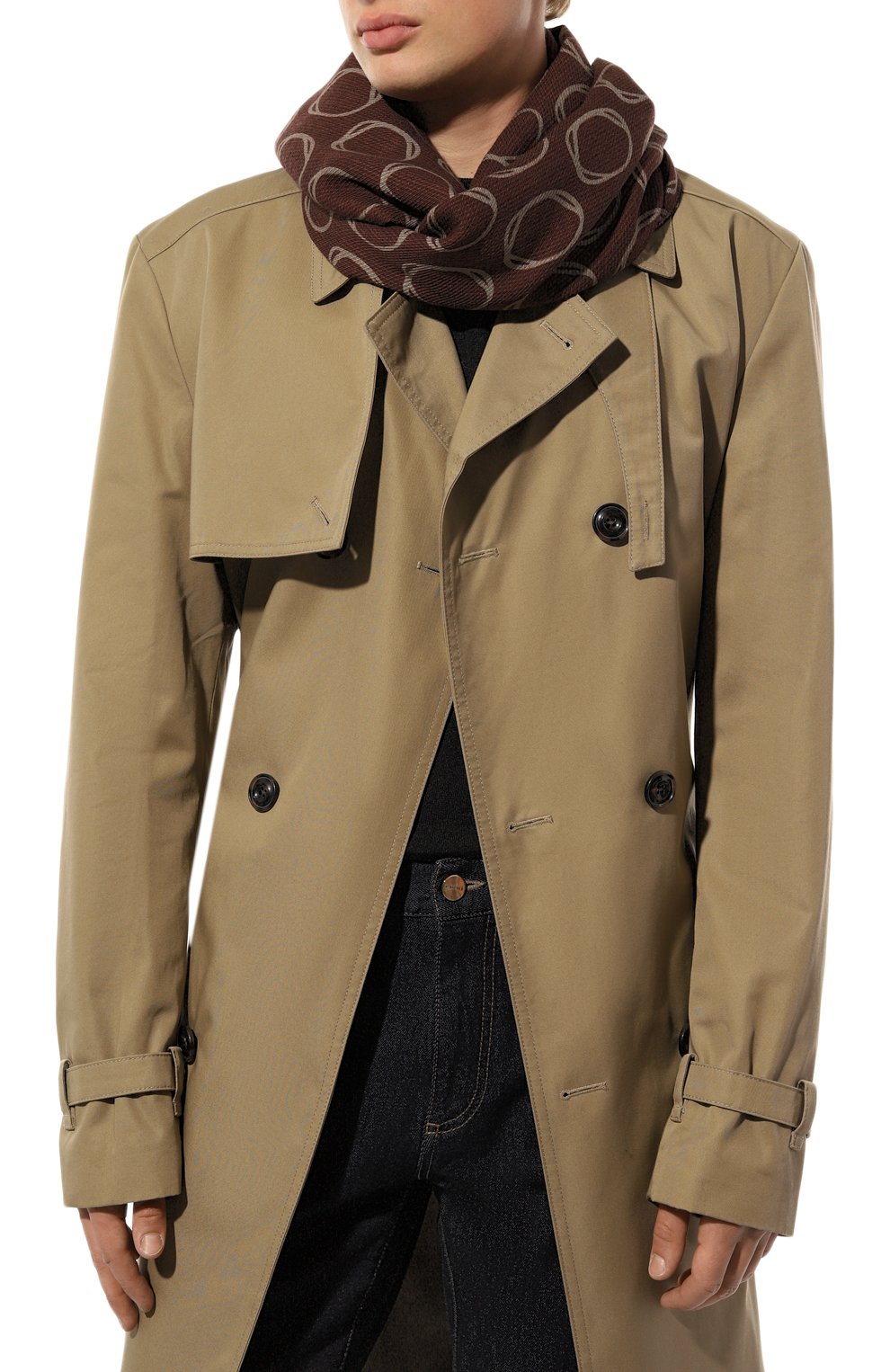 Шерстяной шарф CORNELIANI, арт. 92B346-3829022, фото 2