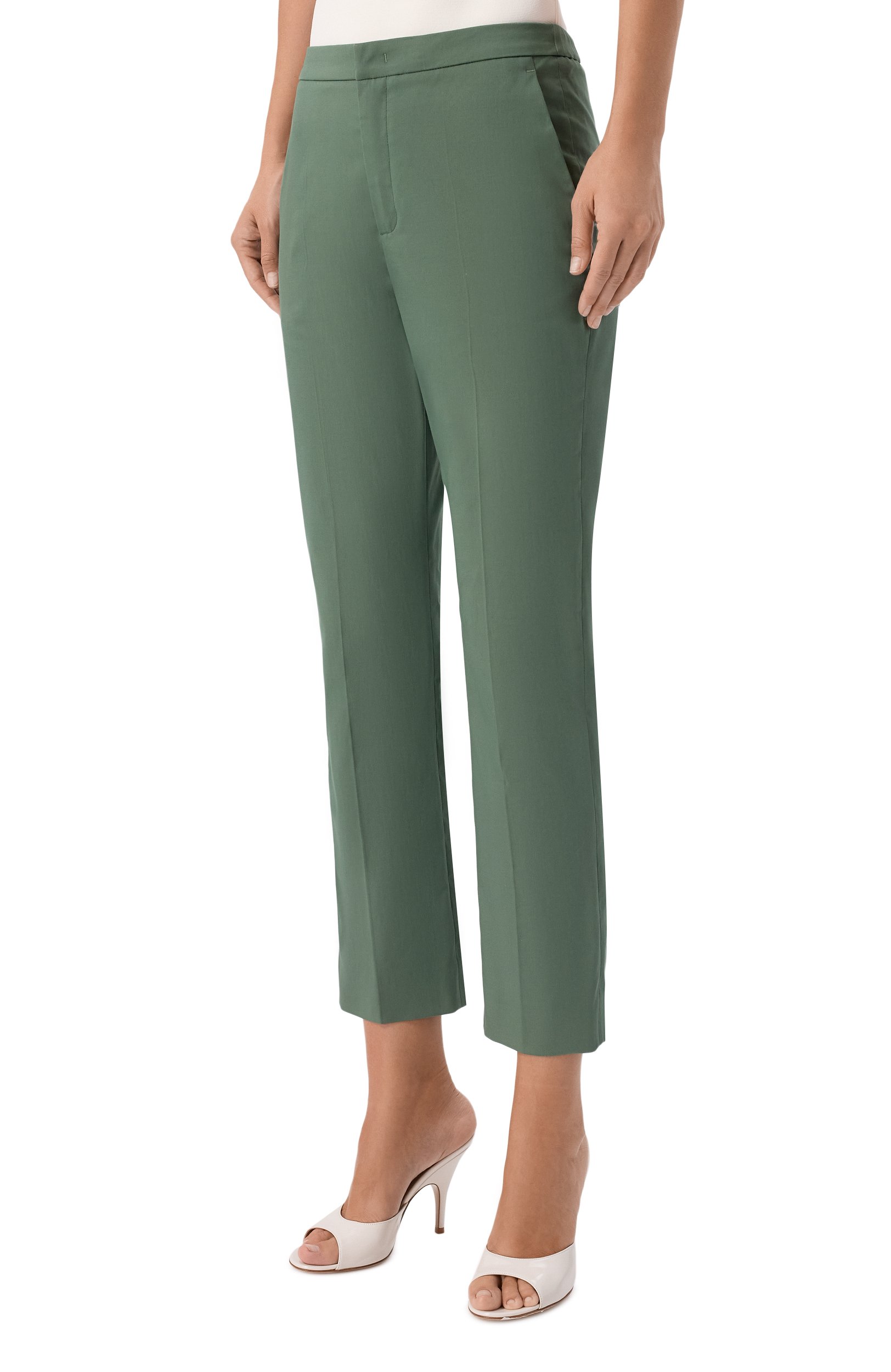 Брюки из хлопка и шелка MVST, арт. M26.CSW.T418/SILK P0PELINE, фото 3
