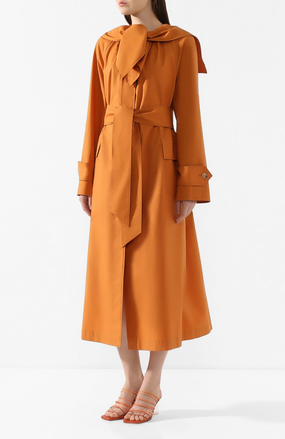 Хлопковый плащ LANVIN, арт. RW-C0105U-4336-P20, фото 3