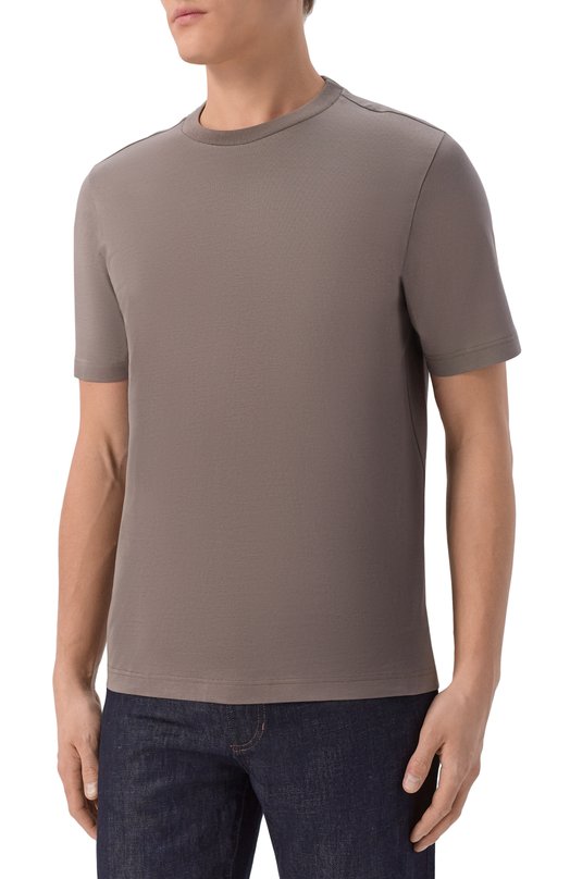 Хлопковая футболка Gran Sasso 60196/74007 Серый  60196/74007 Фото 3