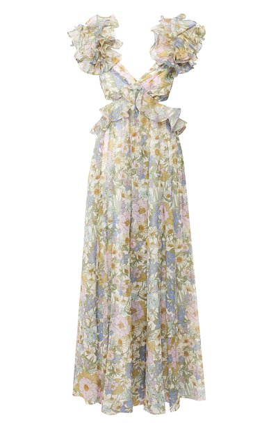 Платье из смеси хлопка и шелка ZIMMERMANN, арт. 7350DSUP, фото 1