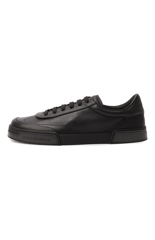 Кожаные кеды Portofino Yacht Dolce & Gabbana A20190/A6A88 Чёрный  A20190/A6A88 Фото 4