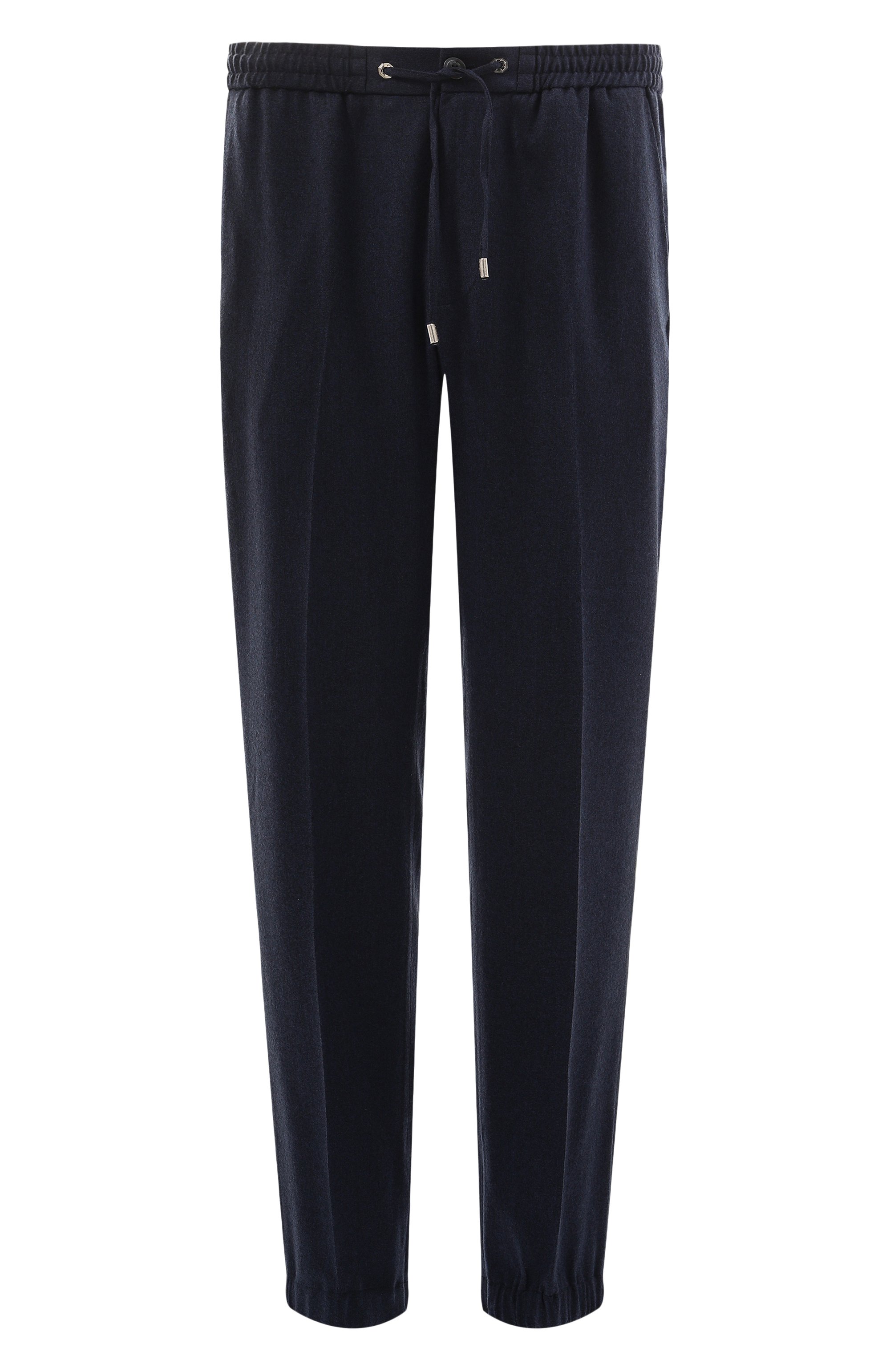 Шерстяные джоггеры STEFANO RICCI темно-синего цвета по цене 105000 руб., арт. M1T4300080/W0004R, фото 1 Шерстяные джоггеры STEFANO RICCI, арт. M1T4300080/W0004R, фото 1