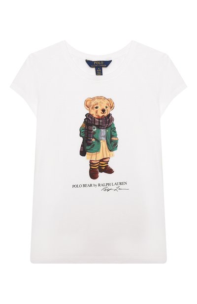 Хлопковая футболка POLO RALPH LAUREN, арт. 313799106, фото 1