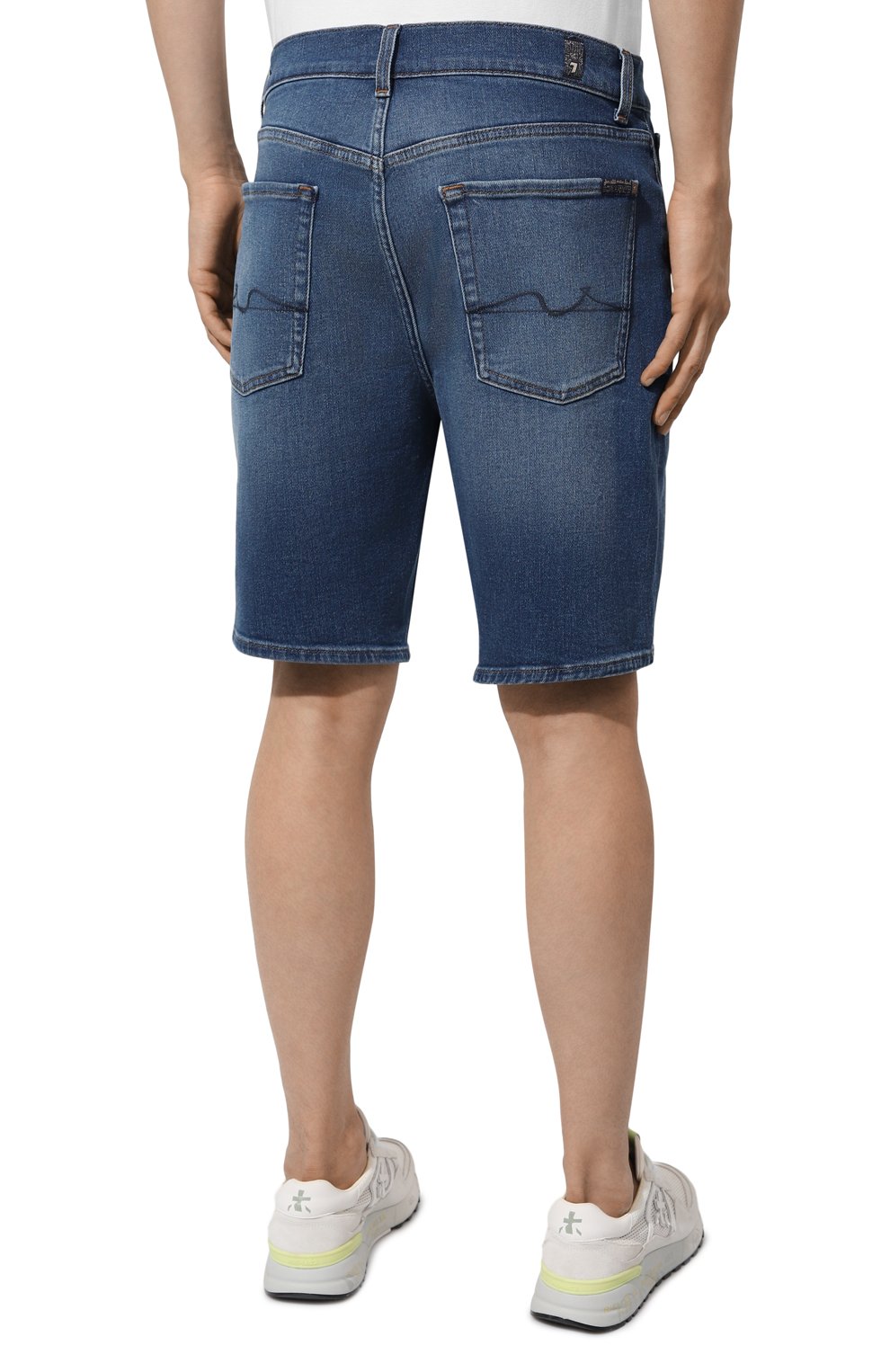 Джинсовые шорты 7 FOR ALL MANKIND, арт. JSSRA500VI, фото 4