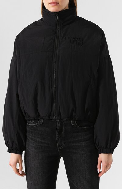 Бомбер ALEXANDERWANG.T черного цвета по цене 46550 руб., арт. 4WC1202000, фото 3 Бомбер ALEXANDERWANG.T, арт. 4WC1202000, фото 3