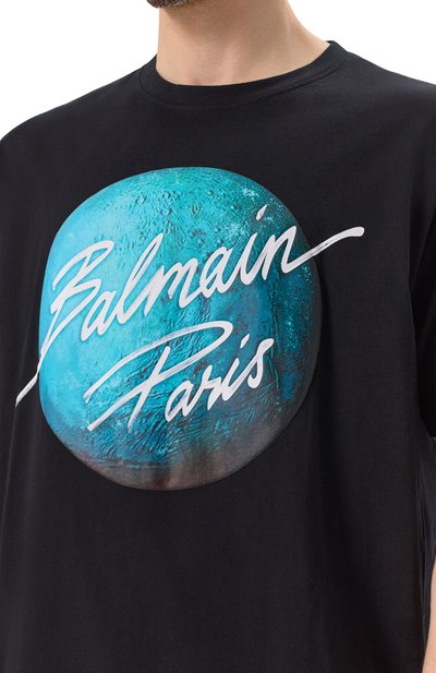 Хлопковая футболка BALMAIN, арт. EH0EG010GE80, фото 5