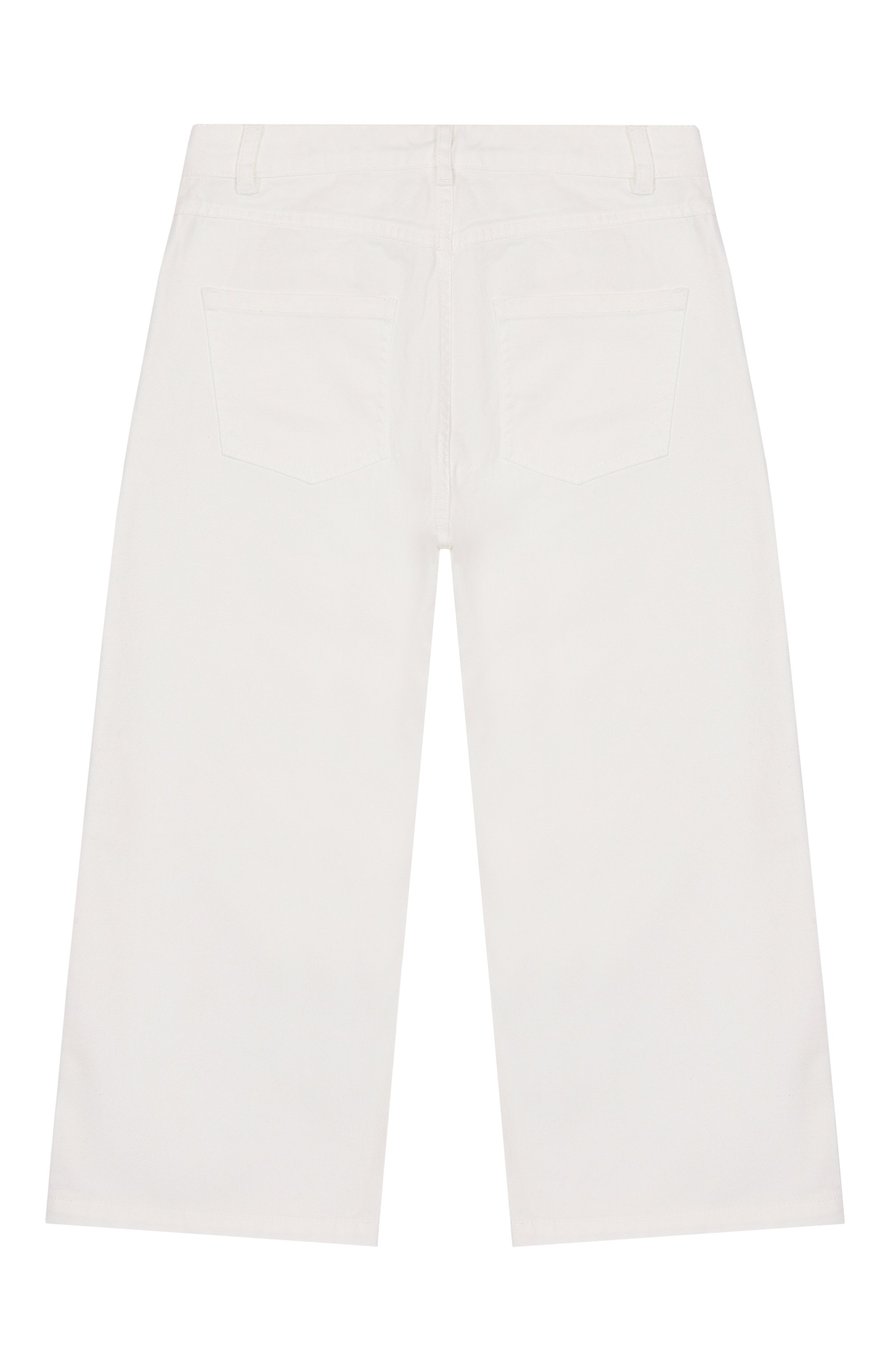 Джинсы MOSCHINO белого цвета по цене 19750 руб., арт. HDP06C/L0A14/10-14, фото 2 Джинсы MOSCHINO, арт. HDP06C/L0A14/10-14, фото 2