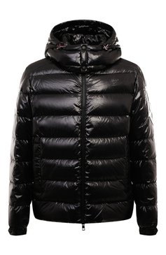 Мужская пуховик saulx MONCLER черного цвета, арт. 1A000.07/5963V | Фото 1 (Мужское Кросс-КТ: пуховик-короткий; Рукава: Длинные; Материал внешний: Синтетический материал; Материал сплава: Проставлено; Драгоценные камни: Проставлено; Длина (верхняя одежда): Короткие; Материал утеплителя: Пух и перо; Стили: Кэжуэл)