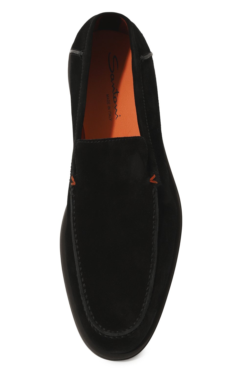 Замшевые лоферы detroit SANTONI, арт. MGDG17824SM0KSVUT50, фото 6