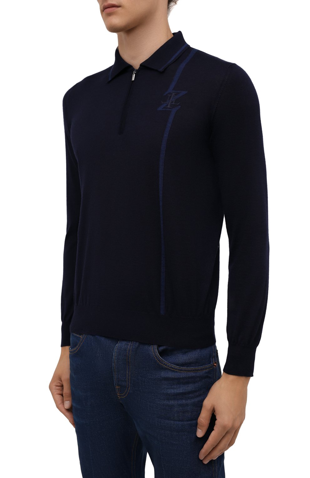 Поло из кашемира и шелка ZILLI, арт. MBW-PZ042-LETT1/ML01, фото 3