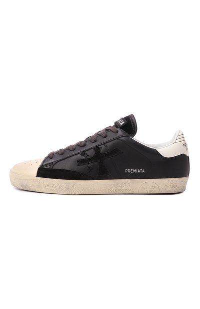 Кожаные кеды steven-d PREMIATA, арт. STEVEND/VAR 7632, фото 4