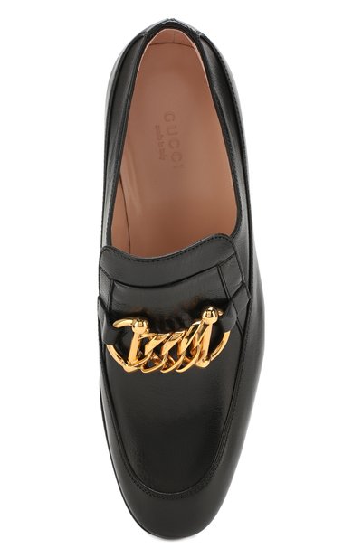 Кожаные лоферы GUCCI, арт. 588960/D3V00, фото 5