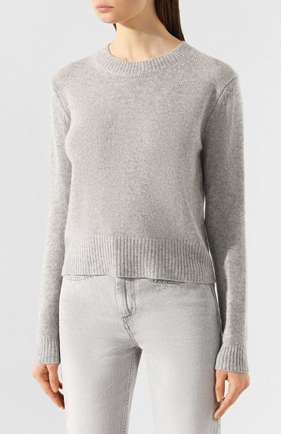 Кашемировый пуловер ISABEL MARANT серого цвета по цене 45800 руб., арт. PU1189-20P039I/CYLLIA, фото 3 Кашемировый пуловер ISABEL MARANT, арт. PU1189-20P039I/CYLLIA, фото 3