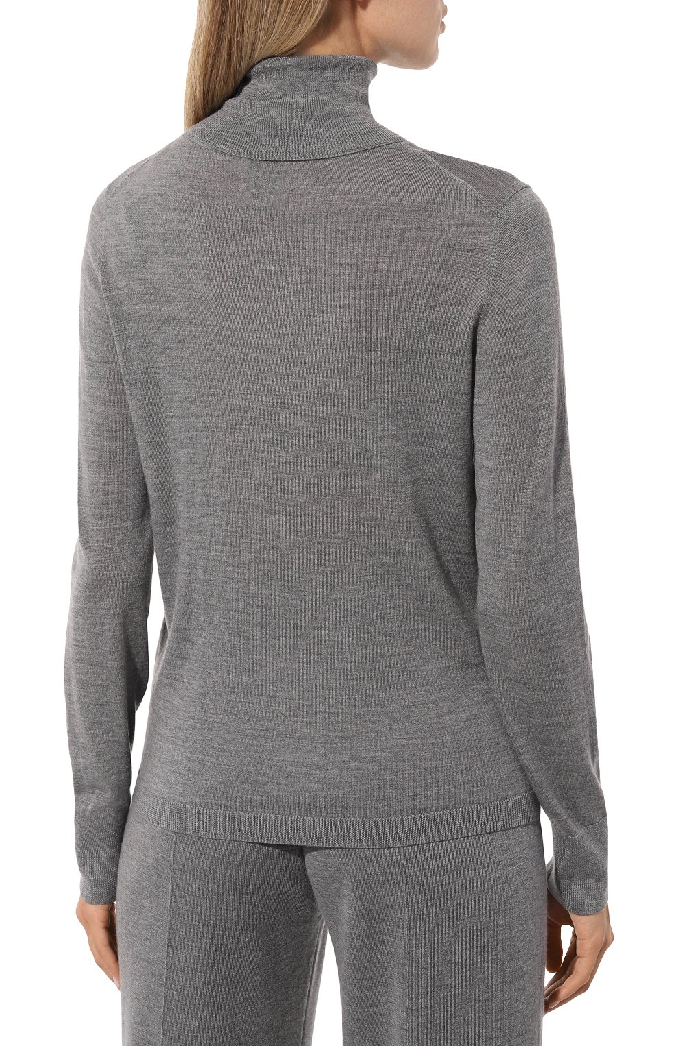 Шерстяная водолазка ALLUDE серого цвета по цене 25350 руб., арт. 245/64010, фото 4 Шерстяная водолазка ALLUDE, арт. 245/64010, фото 4