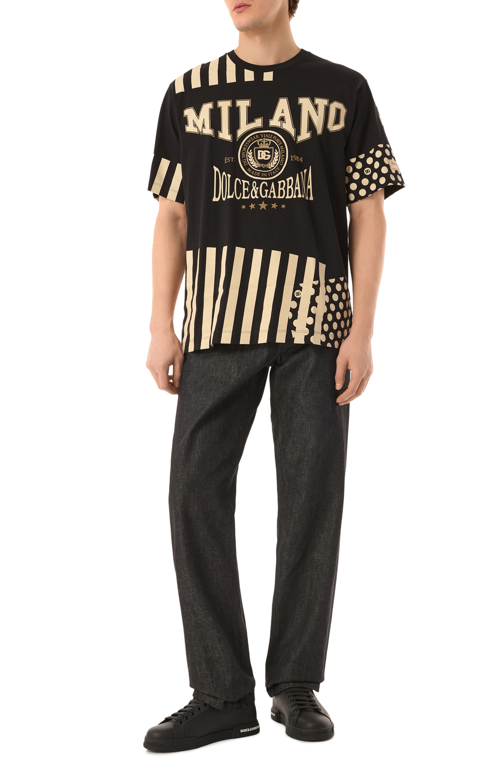 Хлопковая футболка DOLCE & GABBANA, арт. G8PN9T/G7NPZ, фото 2