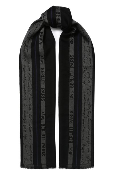 Шарф из смеси шелка и шерсти BERLUTI, арт. T16SJ38-001, фото 1