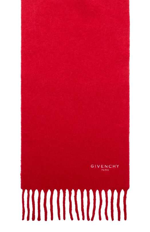 Шерстяной шарф Givenchy 710009364 Красный  710009364 Фото 4