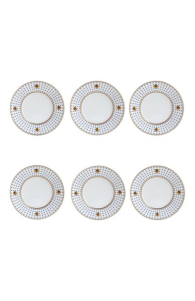 Набор knossos anthracite из шести тарелок BERNARDAUD, арт. 1776/22972