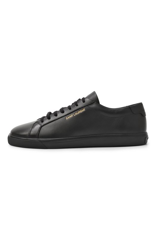 Кожаные кеды Andy Saint Laurent 606833/0ZS00 Чёрный  606833/0ZS00 Фото 4