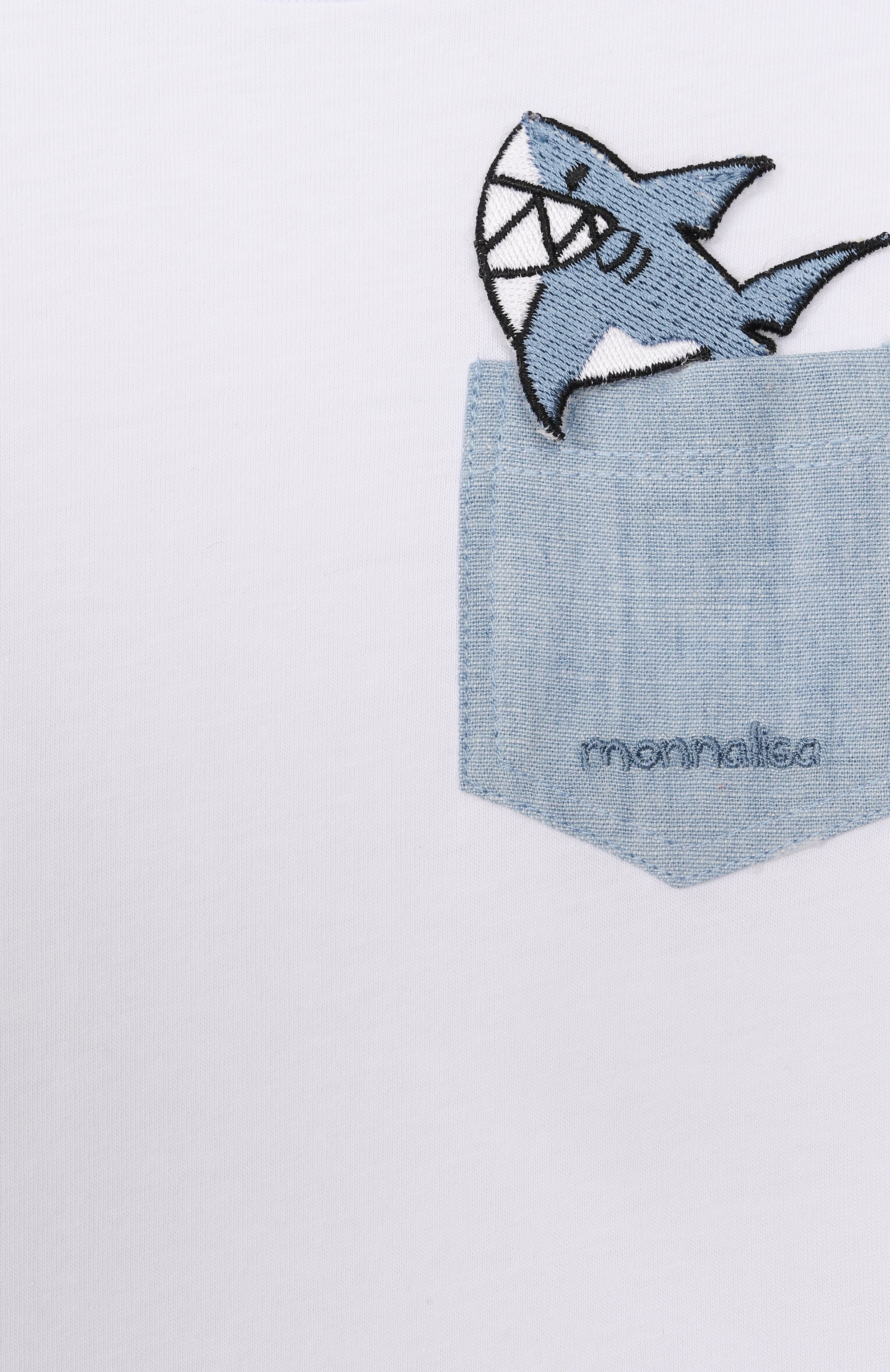 Комплект из футболки и шорт MONNALISA, арт. 28E508, фото 4