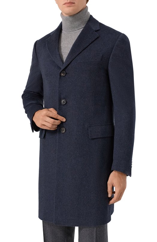 Кашемировое пальто Corneliani 261403-2612098 Синий  261403-2612098 Фото 3