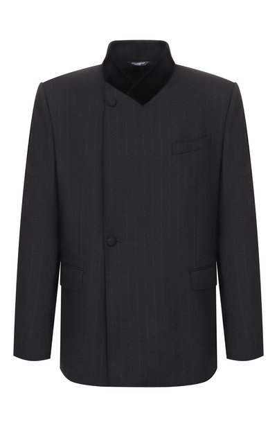 Мужской шерстяной пиджак DOLCE & GABBANA, арт. G2WQ7T/FRBDS