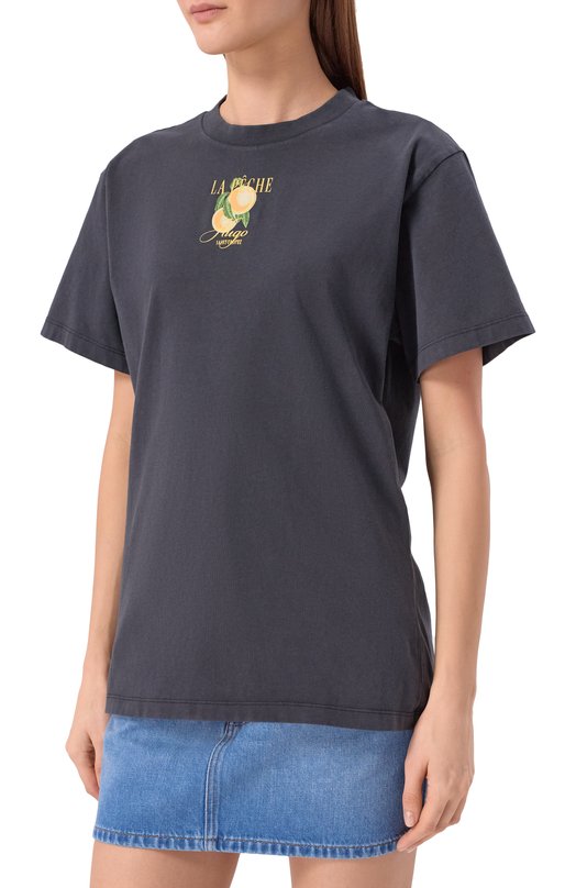 Хлопковая футболка HUGO 50561264 Чёрный  50561264 Фото 3