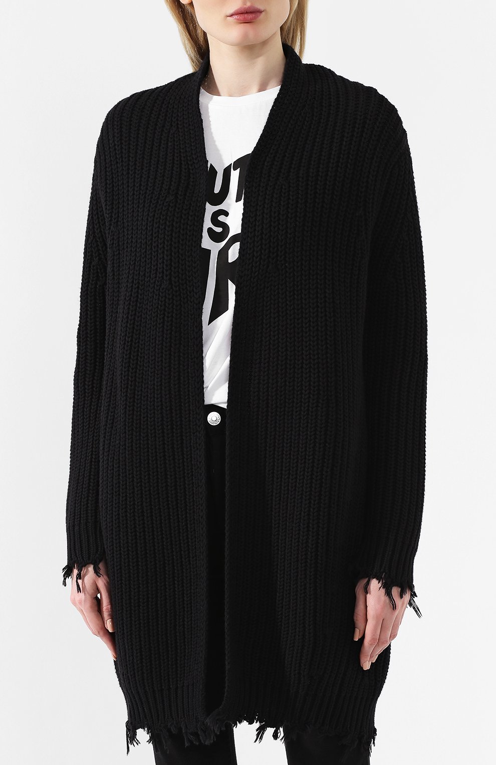 Кардиган из смеси хлопка и шерсти ZADIG AND VOLTAIRE, арт. SHMN2408F, фото 3