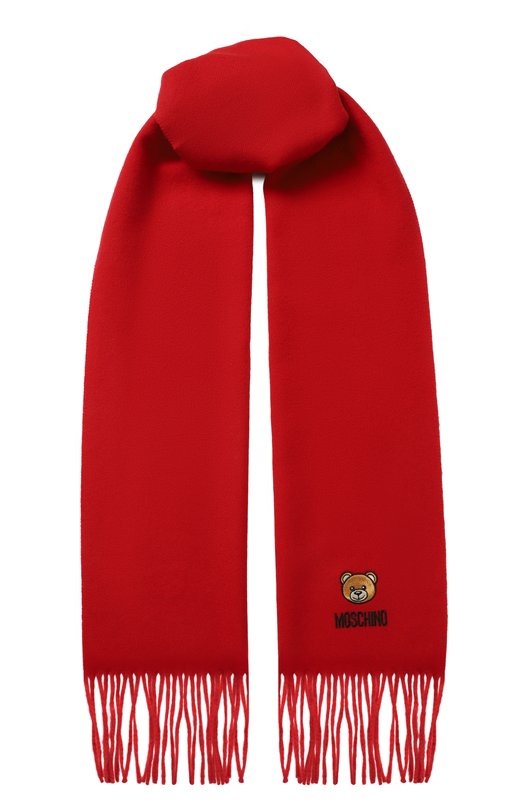 Шерстяной шарф Moschino 50124/M5783 Красный 50124/M5783