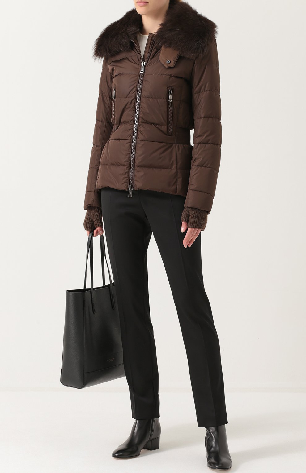 Стеганый пуховик с меховой отделкой RALPH LAUREN, арт. 911/IHC09/FHC09, фото 2