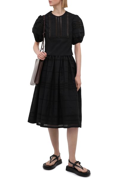 Хлопковая блузка REDVALENTINO, арт. VR0AA02R/5T0, фото 2